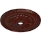 Ekena Millwork Palmetto Ceiling Medallion (Canopies up to 7 5/8"), 31 1/2"OD x 3 5/8"ID x 1 3/4"P, Brushed Mahogany CM31PMBMF - alternate 3